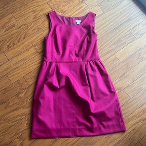 J. Crew dress- hot pink- size 10